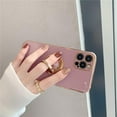 thumbnail image 4 of Bumper Stand Case Compatible with iPhone 11, Soft Cover with Ring Holder 360°Ring Holder Kickstand Car Mount Supported Protective Phone Cases (Pink, iPhone 11), 4 of 14