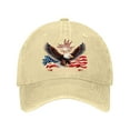 thumbnail image 2 of 250th Anniversary USA Hat, Printing Adjustable USA 250th Anniversary Hat, Patriotic Bald Eagle Baseball Cap D, 2 of 8