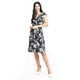 thumbnail image 2 of Vestido floreado cintura smock Roman Fashion /Juvenil, 8867 (Negro flor) negro M, 2 of 5