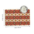 thumbnail image 3 of DouZhe Polyester Placemats Set de 4, Boho Sud-Ouest Aztec Modèle Résistant à la Chaleur Place Mats pour Table à Manger, 12 "x 18", 3 of 6