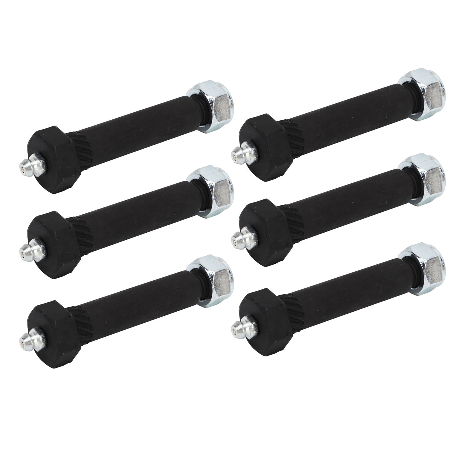 6 Pack Trailer Axle Spring Wet Bolts - 9/16" X 3" With Grease Fittings, Fits 2000# To 7000# Axles, Upgrade For Leaf Springs