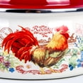 thumbnail image 5 of Enamel Stock Pot Rooster Enamel Cooking Pot Enameled Pot with Lid (7.9-qt. (7.5 L)), 5 of 13