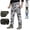 Light Gray, variant on Clossjun Men's Cargo Pants Camo Print Work Trousers High Performance Breathable Fabric Athletic Pants With Multi Pockets M