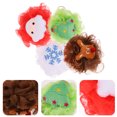 thumbnail image 3 of 4pcs Bath Balls Creative Christmas Style Body Scrubber Exfoliating Bathing Ball, 3 of 9