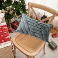 thumbnail image 4 of Tahtuvzn Christmas Decor 19.69x11.81" Pillow Cover Cushion Sofa Living Room Decorative Decorations Suitable for and Bedroom, Gifts for Mom, Gray, 4 of 5