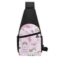 thumbnail image 3 of Disketp Sling Backpack,Multipurpose Crossbody Shoulder Bag Travel Hiking Daypack-No Drama Llama, 3 of 6
