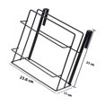 thumbnail image 2 of unbranded Estante Doble De Hierro Para Tablas Y Paños Con Instalación Sin Herramientas, 2 of 8