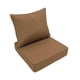 thumbnail image 5 of Juego de cojines de asiento profundos para exterior, almohadilla de espuma universal de alta densidad para sofá. Café, 5 of 9