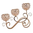 thumbnail image 1 of Candelabro de cristal dorado Sunnimix Candelabros de cristal, 1 of 5