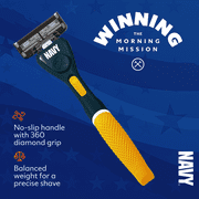 Dollar Shave Club Military Navy 6-Blade Razor Starter Set