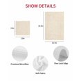 thumbnail image 7 of Cream Kitchen Dish Towels for Drying Dishes Set of 2, Farmhouse Vintage Cream Solid Color Modern Waffle Weave Microfiber Hand Tea Bathroom Towels Quick Dry & Absorbent Towel 12x12, 7 of 7