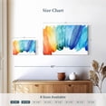 thumbnail image 4 of Elephant Stock Burst Of Rainbow Wall Art - Horizontal Canvas Wall Art - Living Room Wall Decor - Abstract Canvas - Blue And Teal Decor By Eva Watts - 12" x 8", 4 of 8