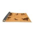 thumbnail image 2 of Ahgly Company Indoor Rectangle Abstract Orange Modern Area Rugs, 2' x 5', 2 of 4
