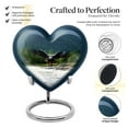 thumbnail image 3 of Heart Shaped Urns For Human Ashes - Heart Keepsake Urns For Ashes Small - Urns For Ashes Adult Female Mom - Small Urns For Human Ashes Adult Male - Funeral Ashes Urn Size -3",2pcs, 3 of 5