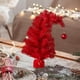 thumbnail image 3 of Decoraciones navideñas, adornos navideños, regalos navideños. Mini árbol de Navidad con spray de nieve puntiagudo de 45 cm. Decoración de escritorio/ventana con copos de nieve rosas. Mini joyería., 3 of 6