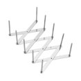 thumbnail image 1 of Jinsinto Support de Grill en Acier Inoxydable (2 Pcs), 7.7*13cm, 1 of 5