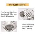 thumbnail image 4 of 10 Pcs Egg Tart Molds, Mini Tart Pan for Baking, Aluminum Tins Mould for Tart Shells, Pie, Cupcakes, Mini Cake, Pudding, Jello, Muffin and Chocolate, 4 of 5