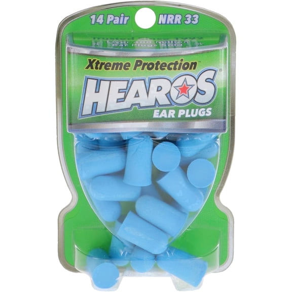 Hearos Ultimate Softness Ear Plugs (14-Pair) – Premium Noise Reduction & Ear Care Protection
