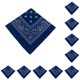 thumbnail image 2 of Advancent Pañuelo Pañuelo Cuadrado Paisley Diadema Pañuelo Pañuelo Multiusos Accesorios Regalos para Hombres Mujeres Azul Oscuro Azul oscuro 10Conjunto, 2 of 6