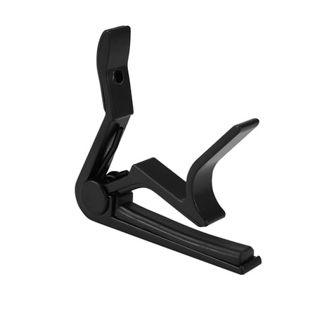 One Hand Quick Change Capo for Guitar - Black