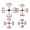 Red, variant on FSXDHPCSGFC Support Support For Indoor 4 Sizes Climbing Holders Reusable Stabilizer Indoor Woodworking Clamps 48 Vice Rubber Grips Clamps for Crafts Woodworking Vise Set Fence Small C Clamps 2inches