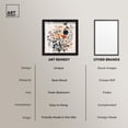 thumbnail image 6 of Garden of Threads I Shadowbox Print Floral Wall Decor by Art Remedy, Black Frame, 30 x 30, 6 of 6