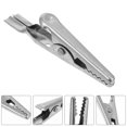 thumbnail image 2 of Miangastore Crocodile Clip Silver 8Pcs 2.0In, 2 of 8