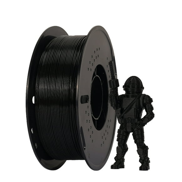 Tignapoo High-Speed PETG Filament 1.75mm, 1KG Spool - Black, Precision, Bubble-Free, Low Shrinkage, Smooth Printing