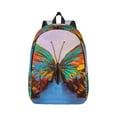 thumbnail image 2 of Sigee Oil Painting Beautiful Butterfly for Canvas Large Capacity Laptop Backpack for Men and Women, Travel Backpack, 2 of 8