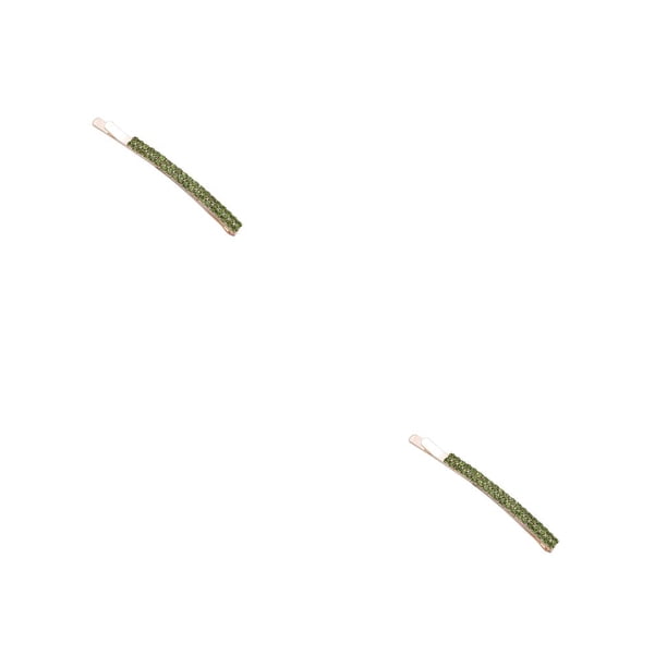 Pinza para El cabello Sonducket Cristal de diamantes de imitación verde claro 2Conjunto