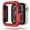 Red, variant on Allytechgroup Hard PC Bumper Case for Apple Watch Series 11/10 42mm ,Ultra-Thin Protective Cover Frame [NO Screen Protector] for iWatch Series 11/10 42mm, Garyblack