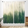 thumbnail image 1 of Mid Century Vintage Valances Set for Kitchen, Geometric Atomic Abstract Modern Retro Home Decor Rod Pocket Window Drapes for Living Room Dining Room Office 52x18 Inch + 27x36 Inch X 2, 1 of 5