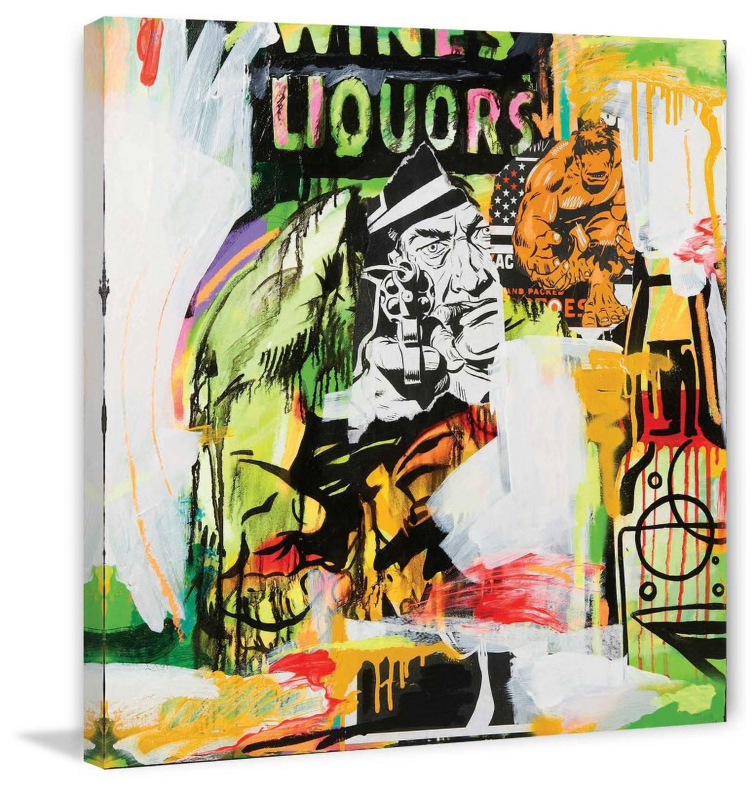 Marmont Hill "Wines X Liquors" Print on Canvas
