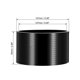 thumbnail image 2 of Acoplador de Silicona Recto Unique Bargains 127mm 5.00 ID 76mm Negro, 2 of 4