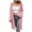 Watermelon Red, variant on IROINNID Women's Cardigan Open Front Jacket Solid Color Long Sleeve Loose Sweater Coat Top Cardigan Loose Hollow Out Coat, Gray