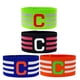thumbnail image 5 of BRIGHTFUFU Brazalete de capitán de fútbol, ​​brazalete reutilizable, equipo de fútbol, ​​banda de capitán, brazalete deportivo portátil, 4 Uds., 5 of 7