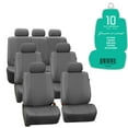 thumbnail image 1 of FH Group Universal Fit Leatherette Car Seat Covers for Car, SUV, Airbag Compatible, Split Bench Covers with Free Air Freshener - Full Set 3 Rows 7 Seater, 1 of 10