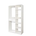 thumbnail image 4 of Amkui 74" Closet Organizers System and Storage,Corner Closet System with Drawers 8 Shelves 2 Hanging Rods,Wood Freestanding Closet Shelving Walk in Closets, 4 of 10