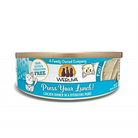 UPC: 0813778018463 | Weruva Pate Press Your Lunch in a Hydrating Puree Wet Cat Food  (12) 3 oz. Cans