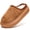 Brown(New), variant on BERANMEY Cozy Platform Fuzzy Slippers for Women and Men Short Ankle Slippers with Anti-Slip Sole Lined with Warm Furry Perfect for Indoor & Outdoor Use
