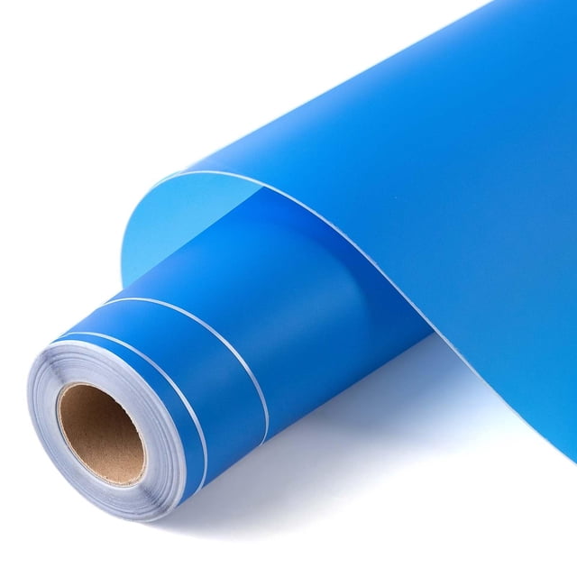 Stencil Vinyl HTVRONT de 12 x 15 m, color azul claro, para Cricut & Silhouette