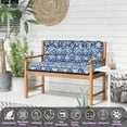 thumbnail image 6 of YLLN Porch Swing Cushions With Backrest, 4" Thicken Waterproof Outdoor Bench Cushion, Patio Swing Cushion Replacement, For Outdoor Indoor Garden Furniture, Only Cushion（40" x 55",Lange）, 6 of 9