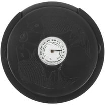 STRANDCHIC Acoustic Guitar Soundhole Cover Black ABS 1 Set Protective Accessory