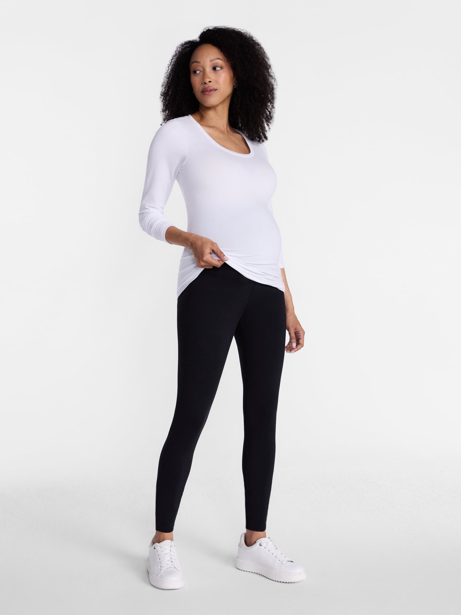 Ingrid & Isabel For Every Belly Women's Maternity Fleece Lined Leggings, Sizes S-XXL