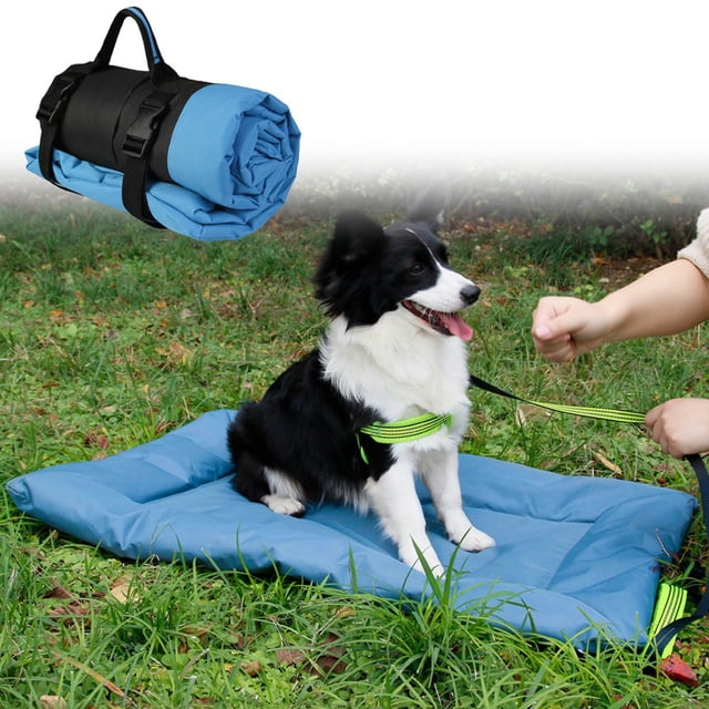 Bgsha Tapis de Lit pour Animaux Imperméable Portable Lavable pour Chiens en Camping de Vacances