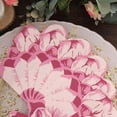thumbnail image 5 of Efavormart 20 Pack Pink Peony Flower Shaped 2-Ply Paper Cocktail Napkins For Wedding Shower, Elegant Disposable Party Beverage Napkins, 5 of 5