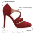 thumbnail image 6 of Journee Collection Womens Zeera Round Toe High Stiletto Pumps, 6 of 7