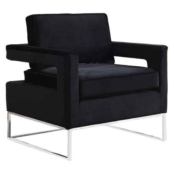 Meridian Furniture Inc Noah Velvet Accent Chair