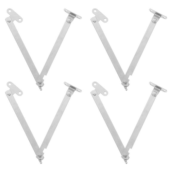Zehuanyu 4pcs Drop Down Cabinet Door Hinges Iron Folding Lid Support for Furniture Kitchen Wardrobe Cabinet Hinges Furniture Hinges