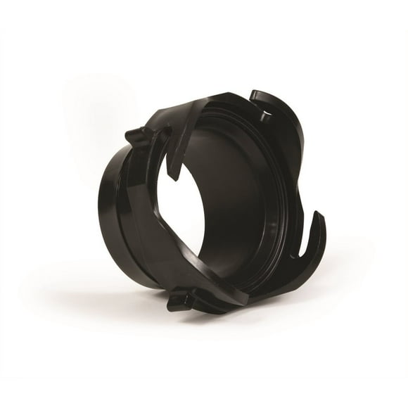 Camco Sewer Hose Connector 39412 For Connecting Sewer Hose to RV; Straight Hose Adapter; Black; Bulk